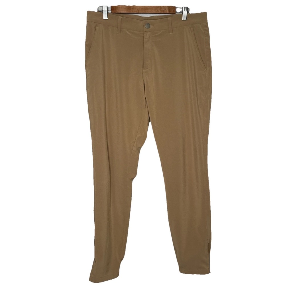 Primo‎ Men's Beige Casual Fit Stretch Golf Pants Size 34R